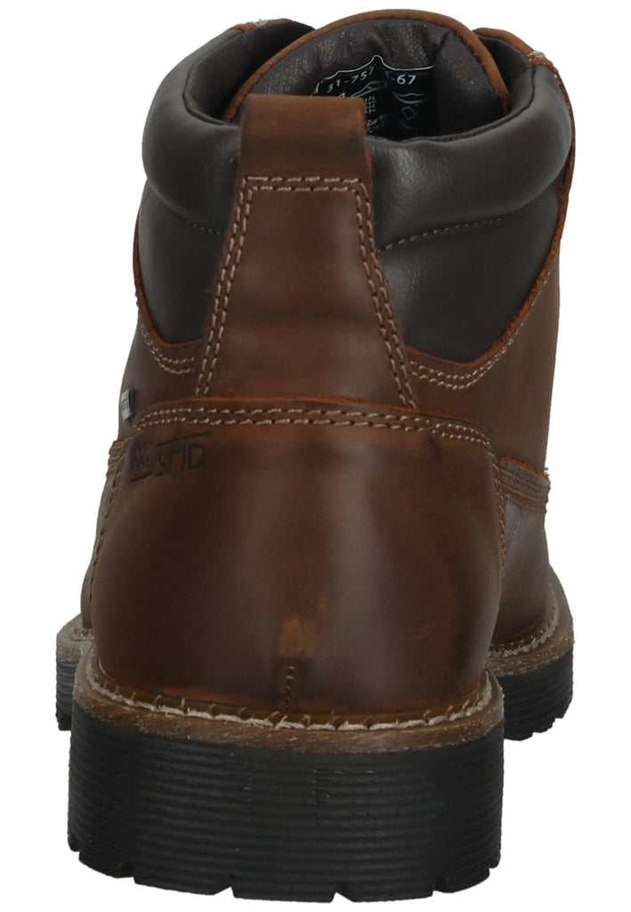 Salamander Stiefelette Glattleder Marrone Warmfutter