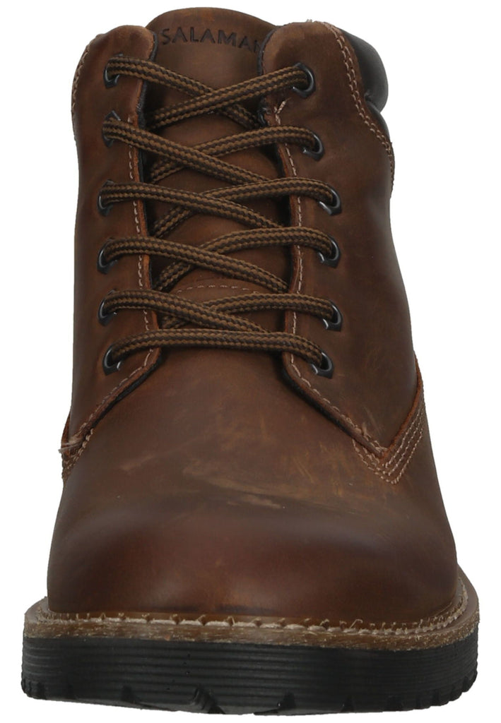Salamander Stiefelette Glattleder Marrone Warmfutter