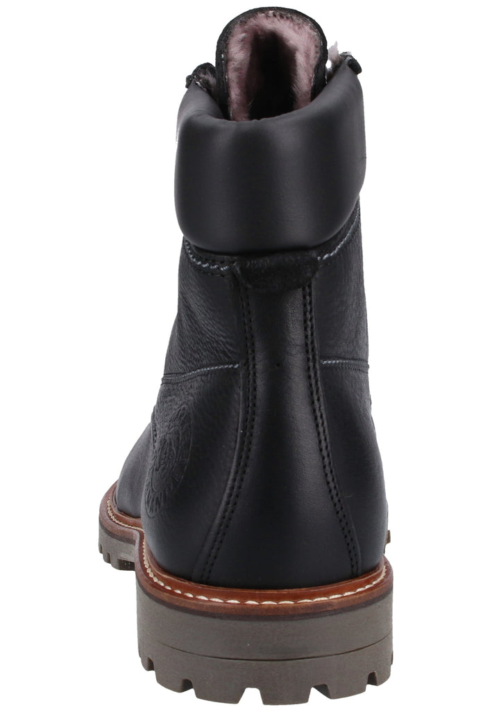 Salamander Stiefelette Leder Schwarz Warmfutter