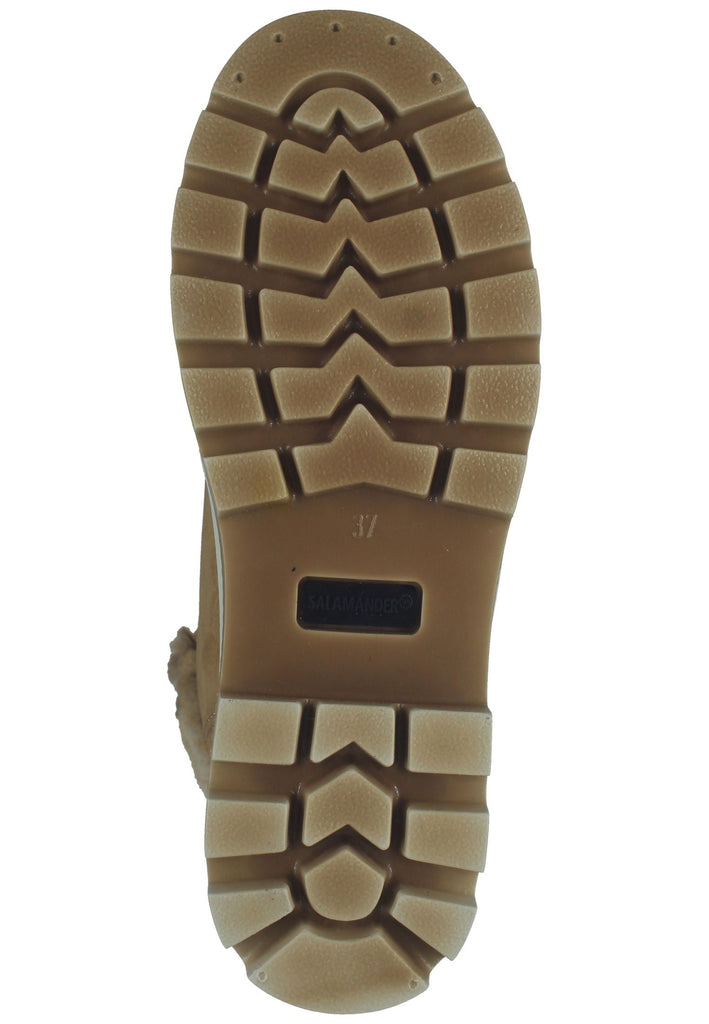 Salamander Stiefelette Leder/Textil Camel Warmfutter