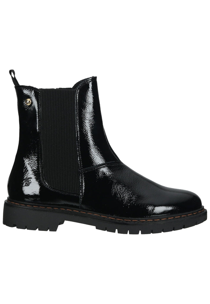 Salamander Stiefelette Leder/Textil Schwarz
