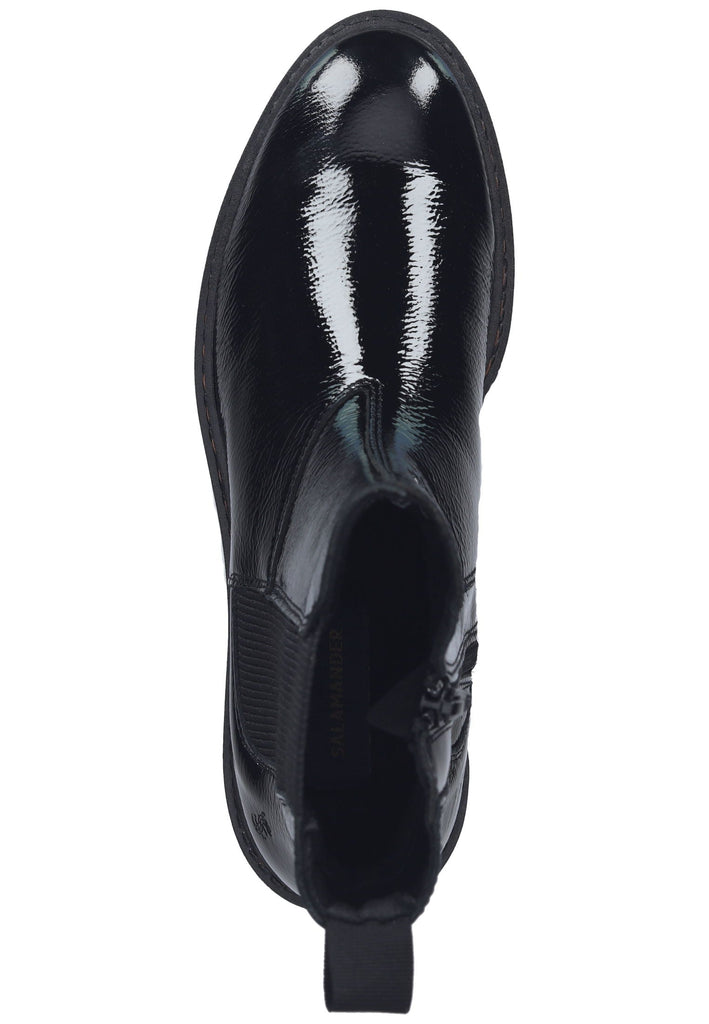 Salamander Stiefelette Leder/Textil Schwarz