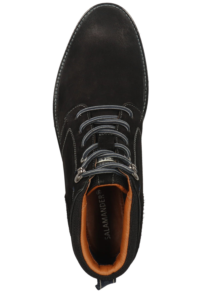 Salamander Stiefelette Nubukleder Schwarz