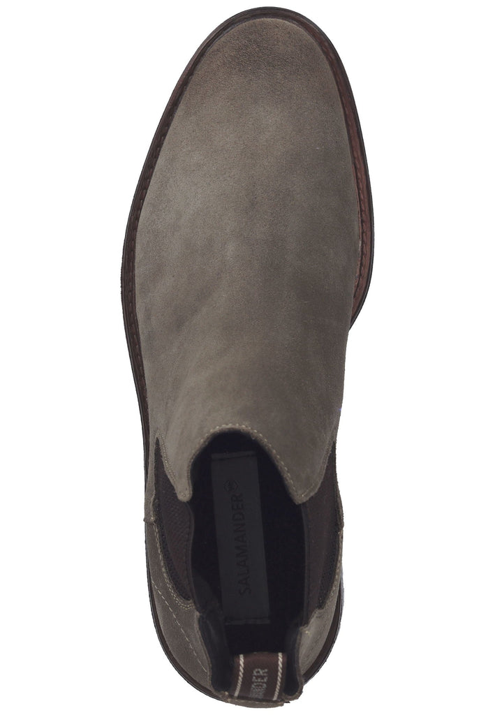 Salamander Stiefelette Veloursleder Grau