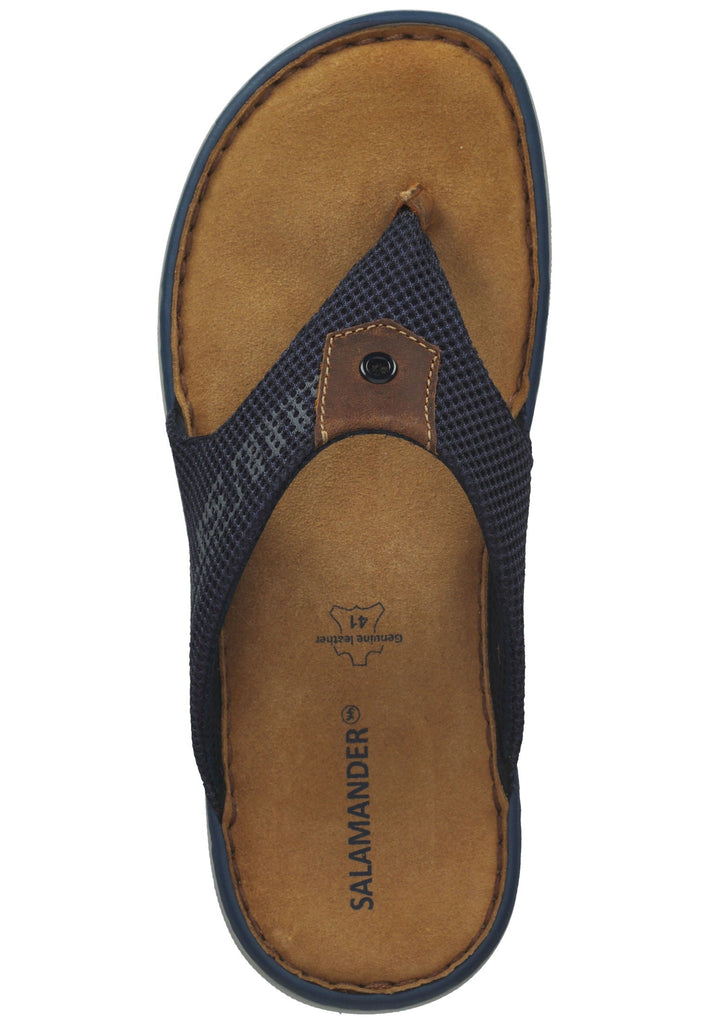 Salamander Zehensteg Leder/Mesh Navy
