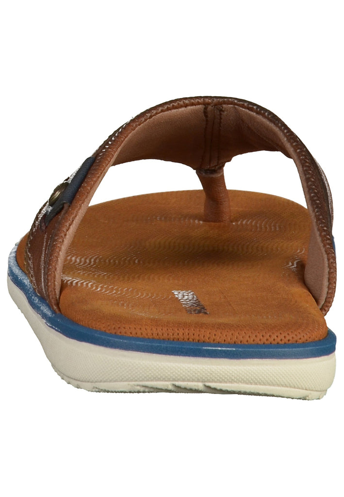 Salamander Zehensteg Leder/Textil Braun