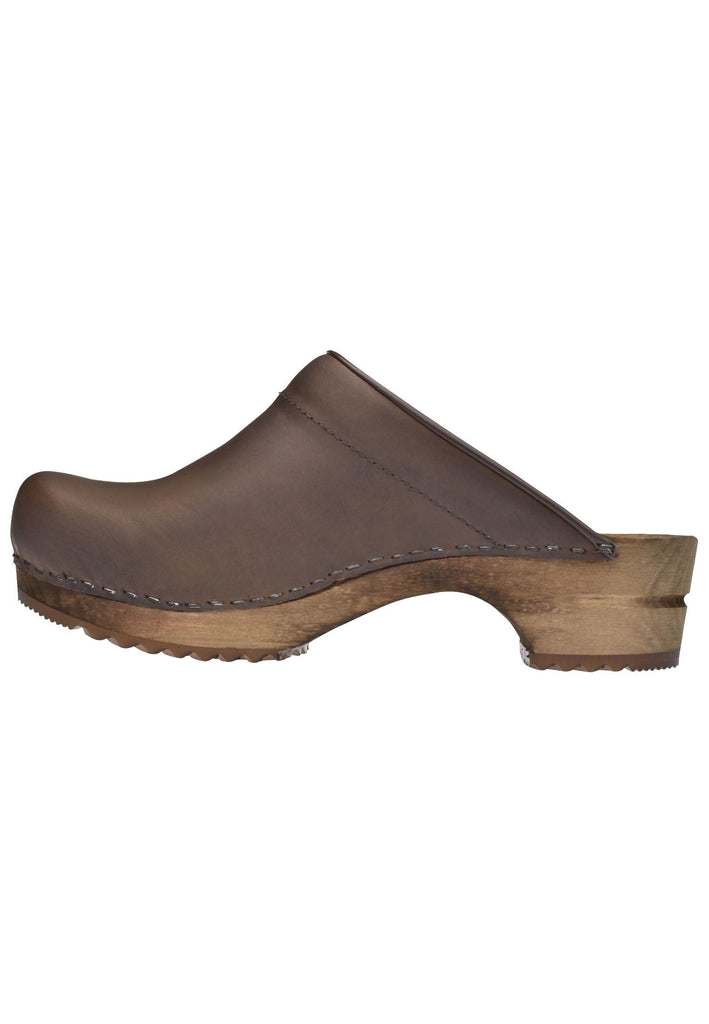 Sanita Clogs Nubukleder Braun