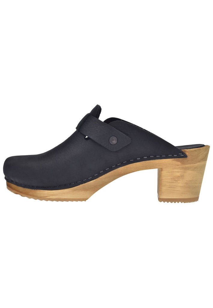 Clogs Sanita Clogs Leder Schwarz