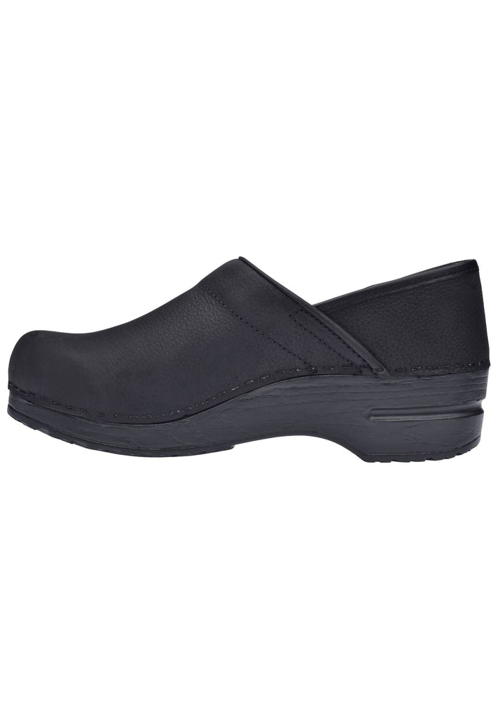 Clogs Sanita Clogs Leder Schwarz
