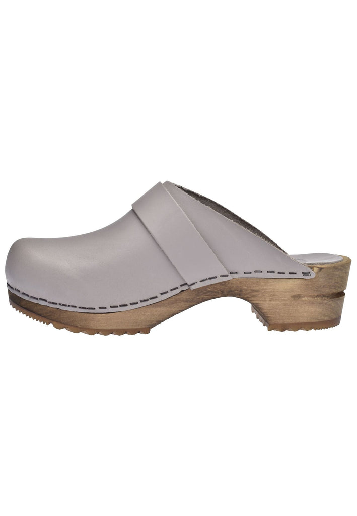 Clogs Sanita Clogs Nubukleder Grau