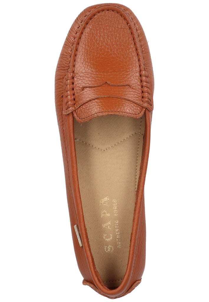 Scapa Mokassin Leder Cognac