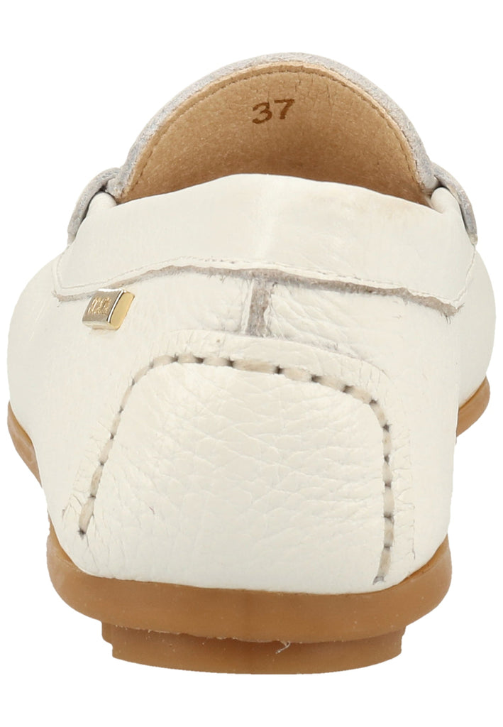 Scapa Mokassin Leder Weiß