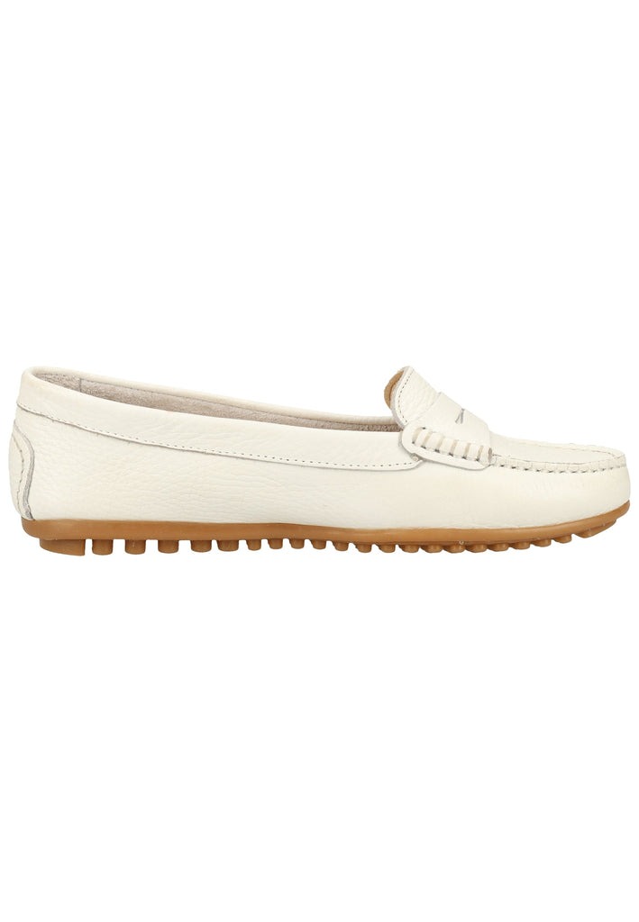 Scapa Mokassin Leder Weiß