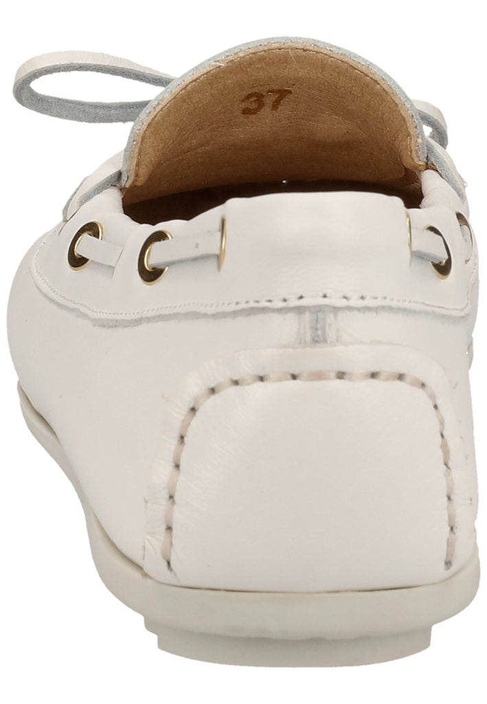 Scapa Mokassin Leder Weiß
