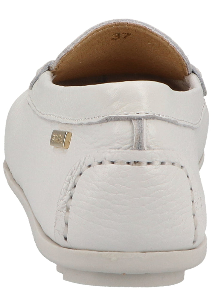 Scapa Mokassin Leder Weiß