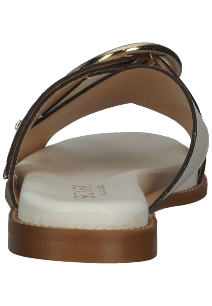 Scapa Pantoletten Leder Beige