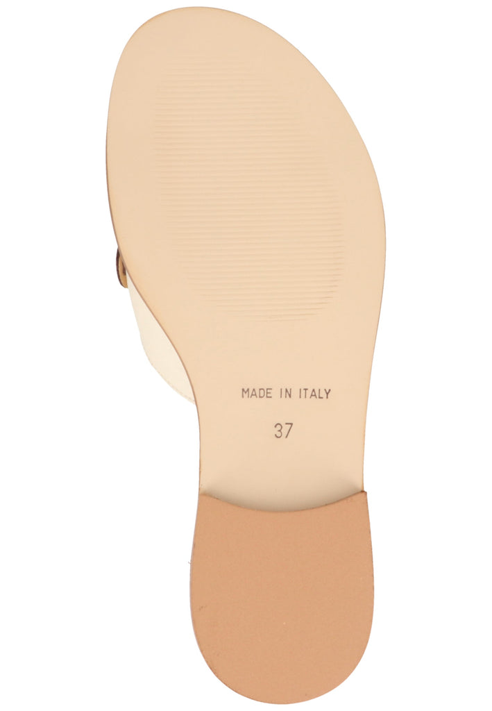 Scapa Pantoletten Leder Beige