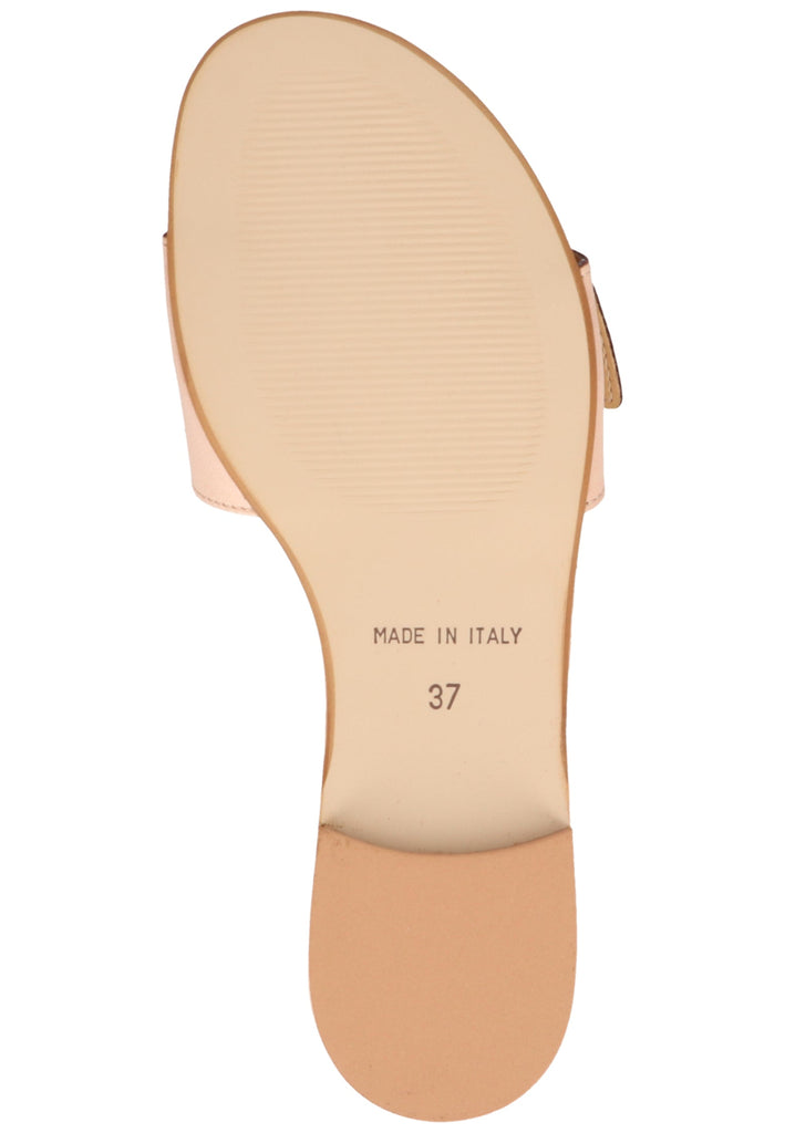 Scapa Pantoletten Leder Beige