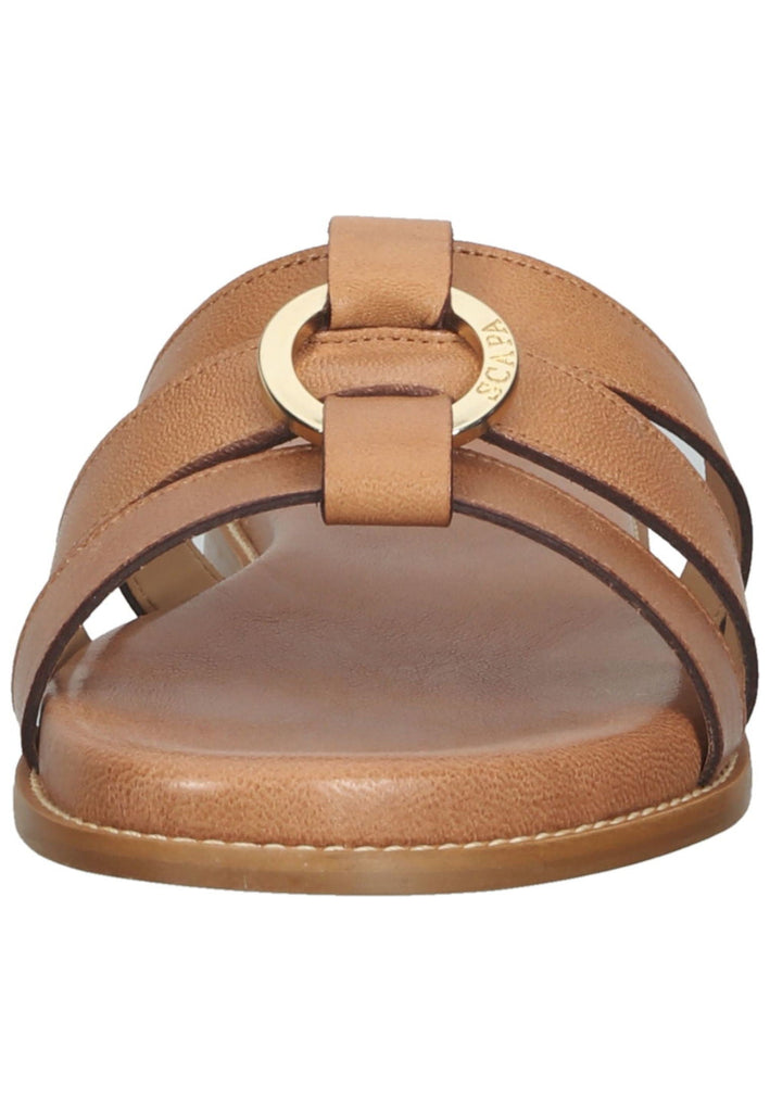 Scapa Pantoletten Leder Camel