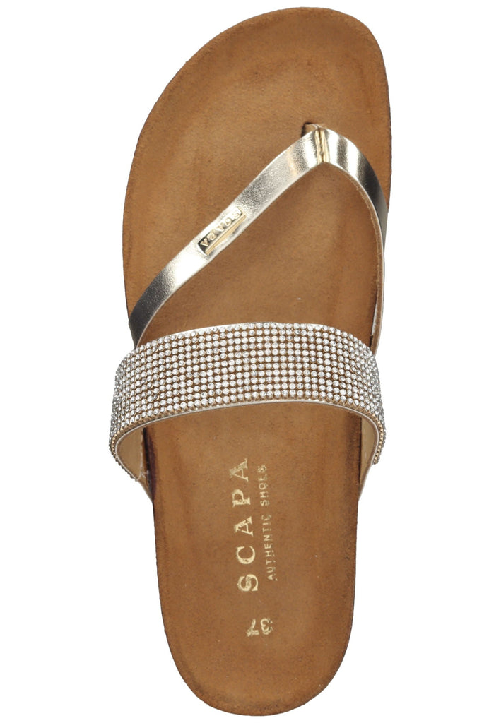 Scapa Pantoletten Leder Platinum