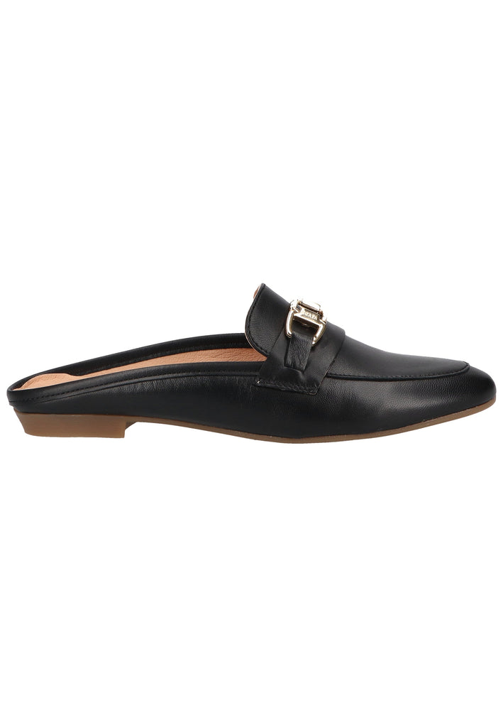 Scapa Pantoletten Leder Schwarz