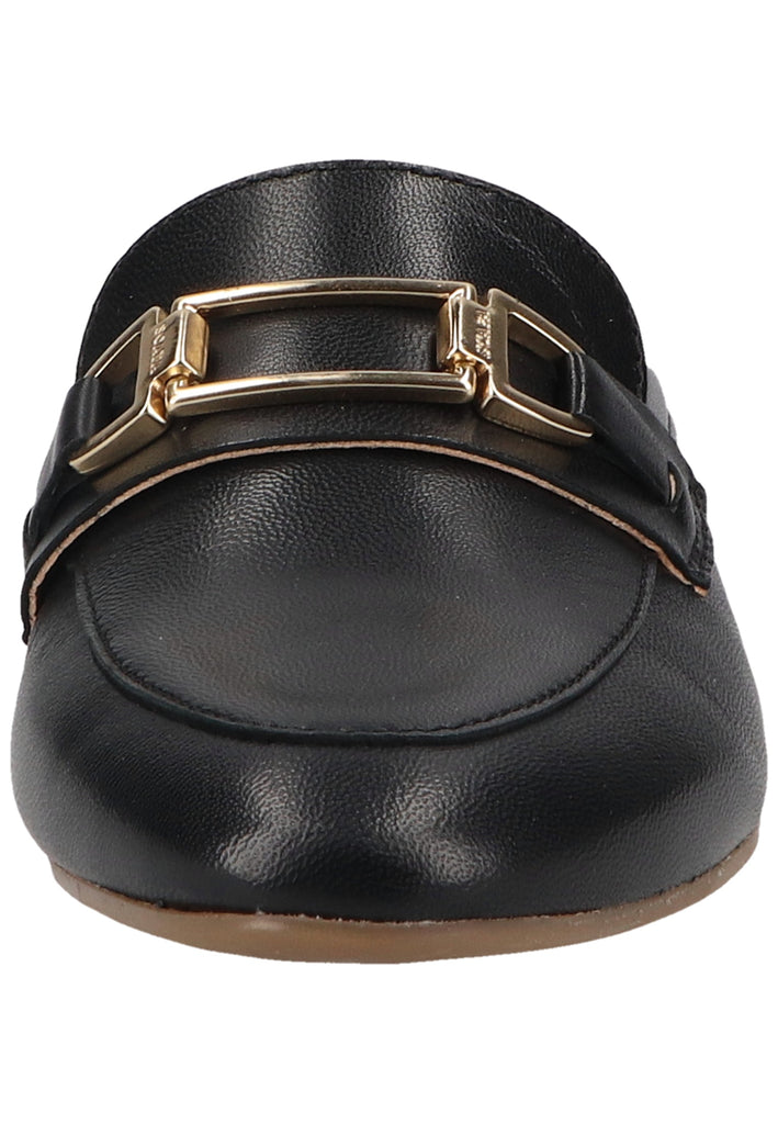 Scapa Pantoletten Leder Schwarz