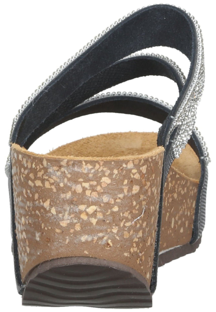 Scapa Pantoletten Leder Silber