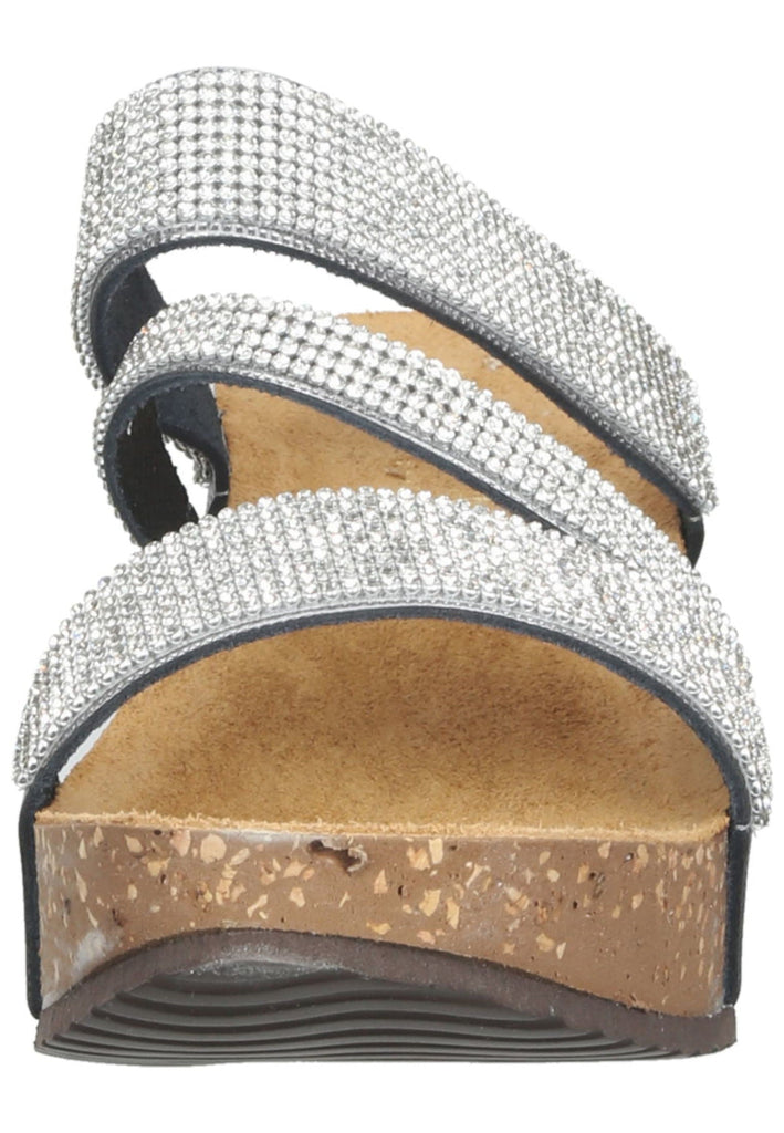 Scapa Pantoletten Leder Silber