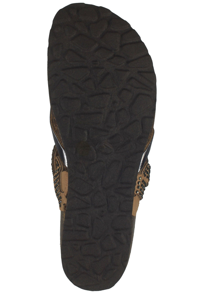 Scapa Pantoletten Leder Silber