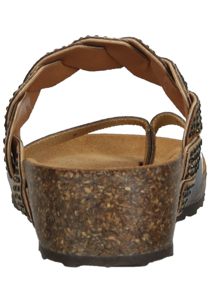 Scapa Pantoletten Leder Silber