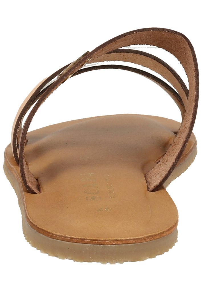 Scapa Pantoletten Leder/Synthetik Braun