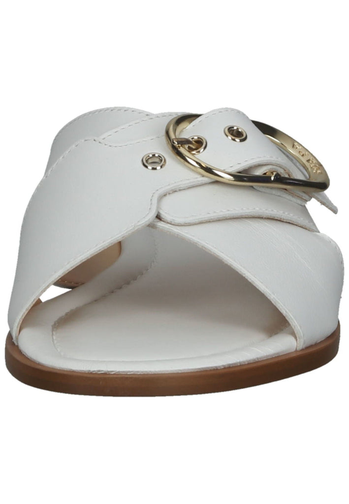 Scapa Pantoletten Leder Weiß