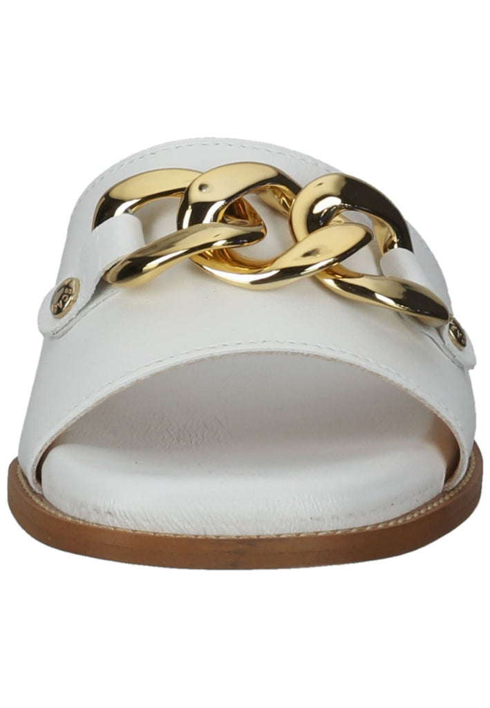 Scapa Pantoletten Leder Weiß