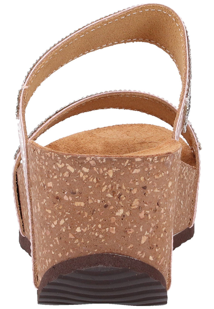 Scapa Pantoletten Lederimitat Weiß