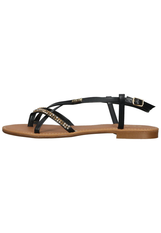 Scapa Sandalen Leder Schwarz