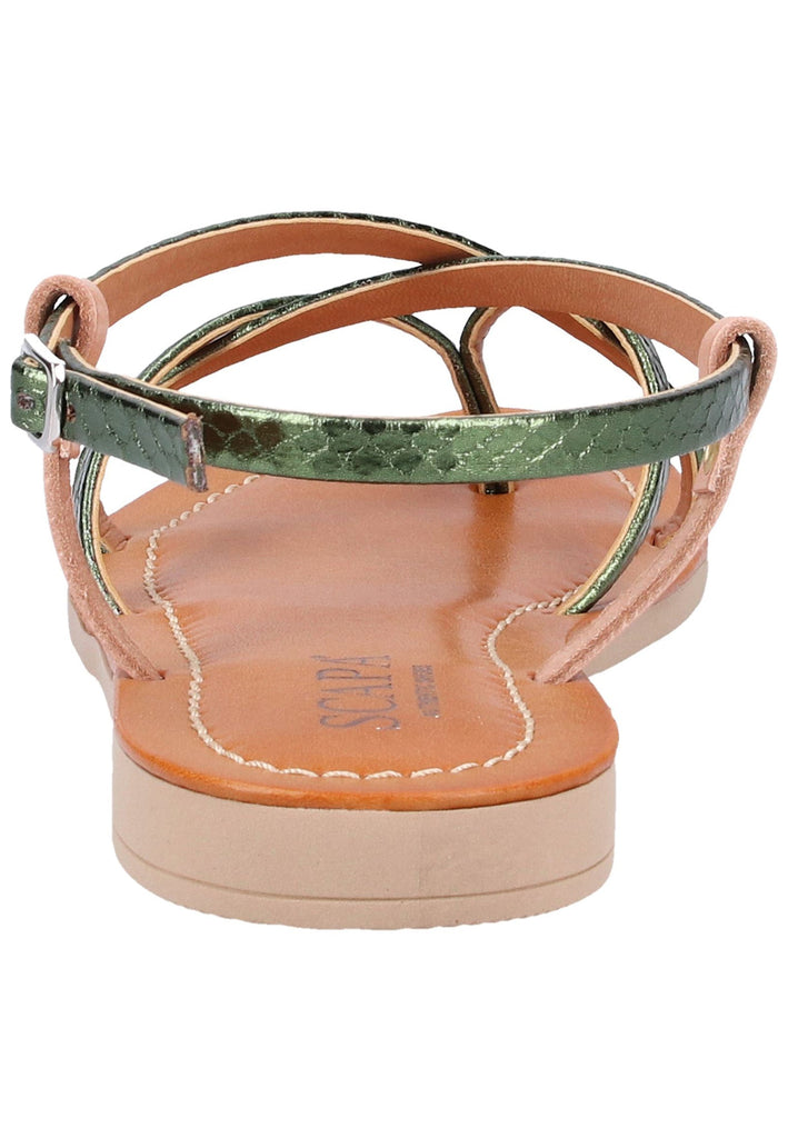 Scapa Sandalen Leder/Synthetik Grün