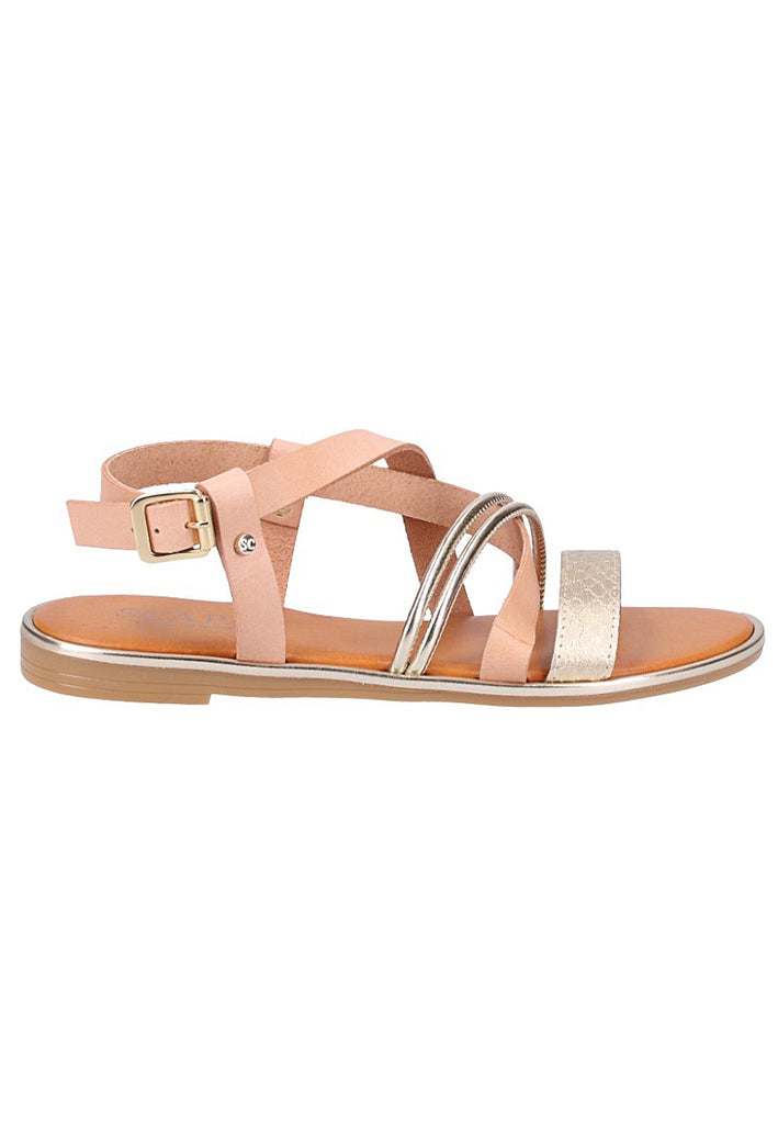 Scapa Sandalen Leder/Synthetik Platin