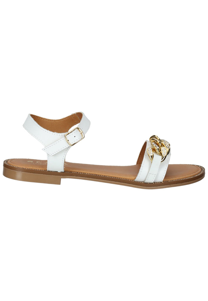Scapa Sandalen Leder Weiß