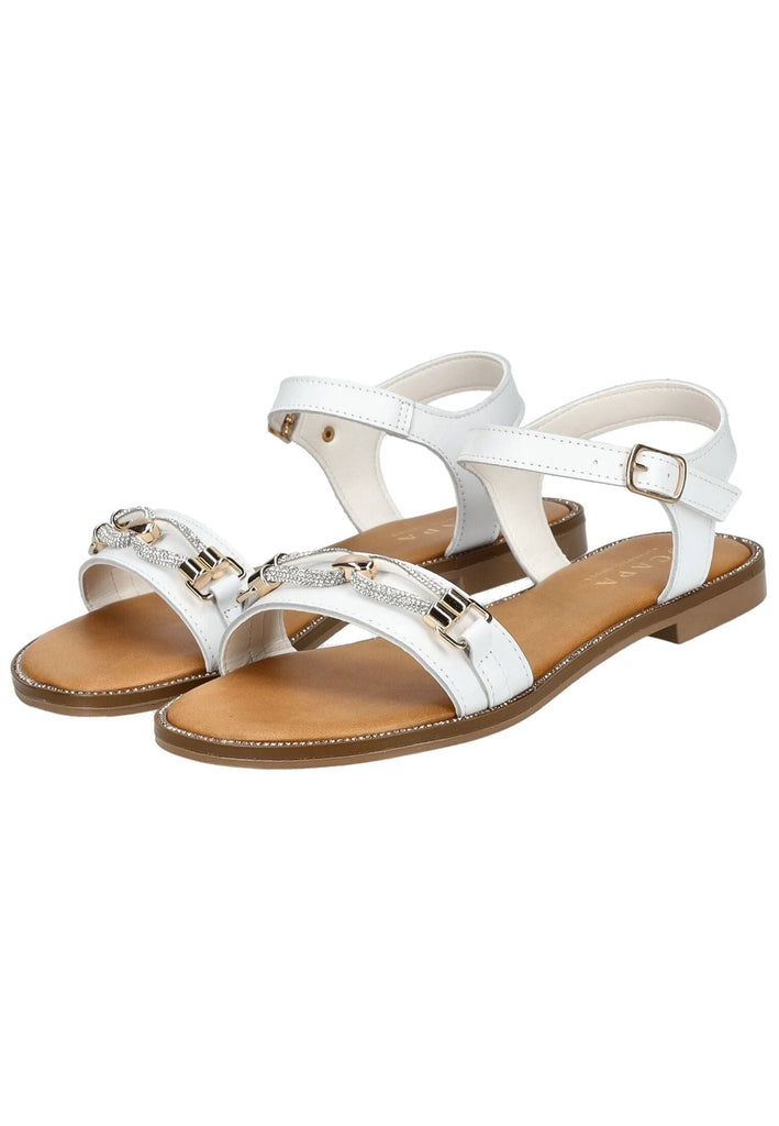 Scapa Sandalen Leder Weiß