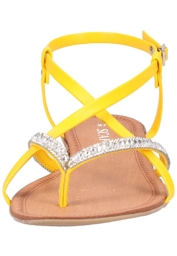 Scapa Sandalen Lederimitat Gelb