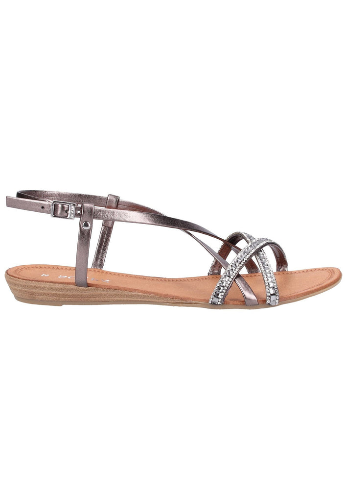 Scapa Sandalen Lederimitat Grau