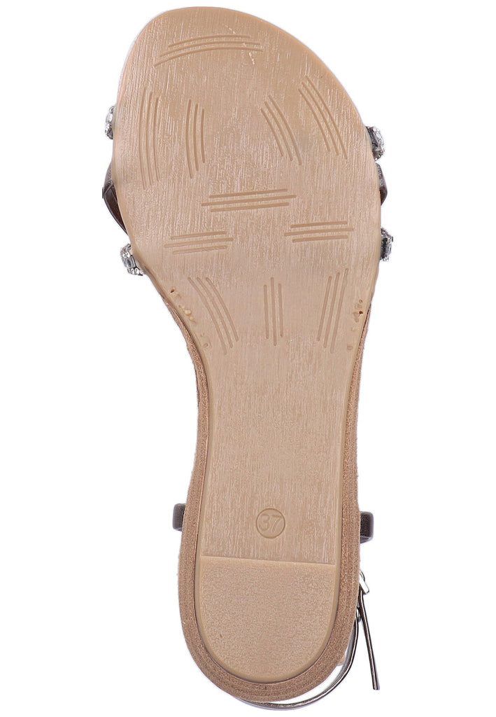 Scapa Sandalen Lederimitat Grau