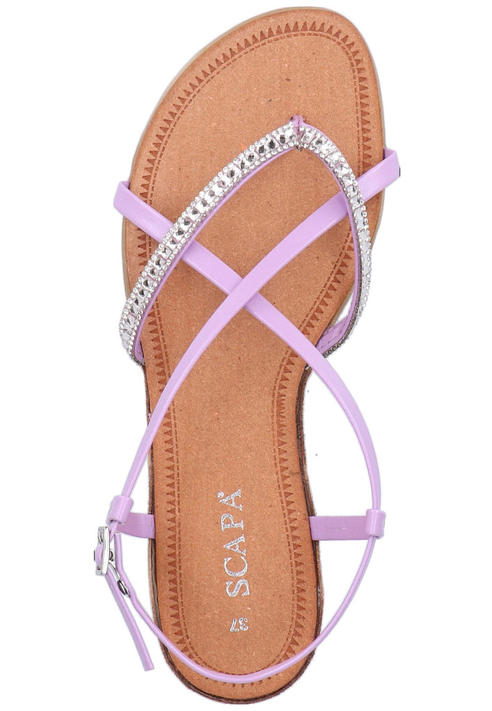 Scapa Sandalen Lederimitat Lavender