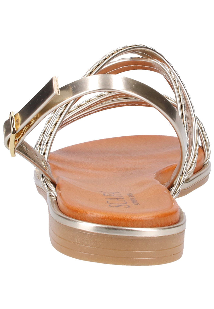 Scapa Sandalen Lederimitat Platin