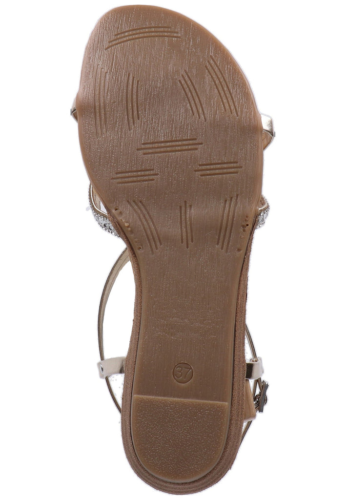 Scapa Sandalen Lederimitat Platin