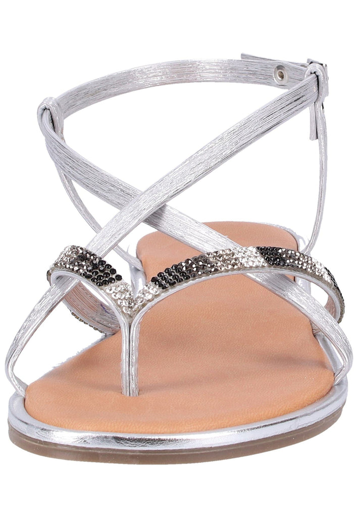 Scapa Sandalen Lederimitat Silber