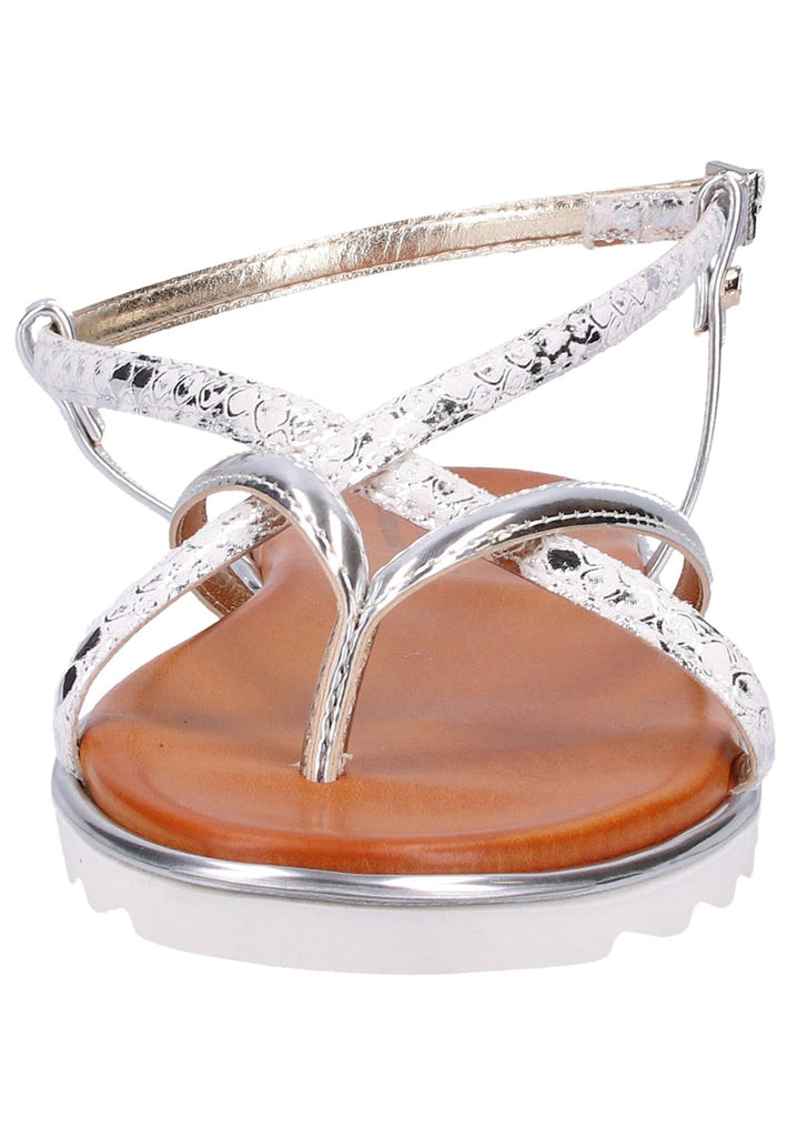 Scapa Sandalen Lederimitat Silber