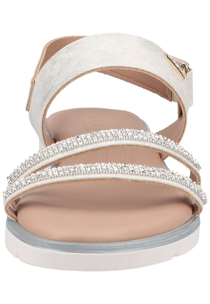 Scapa Sandalen Lederimitat Silber