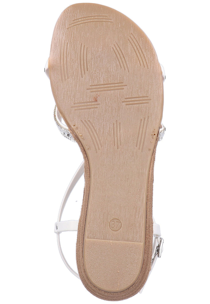 Scapa Sandalen Lederimitat Weiß