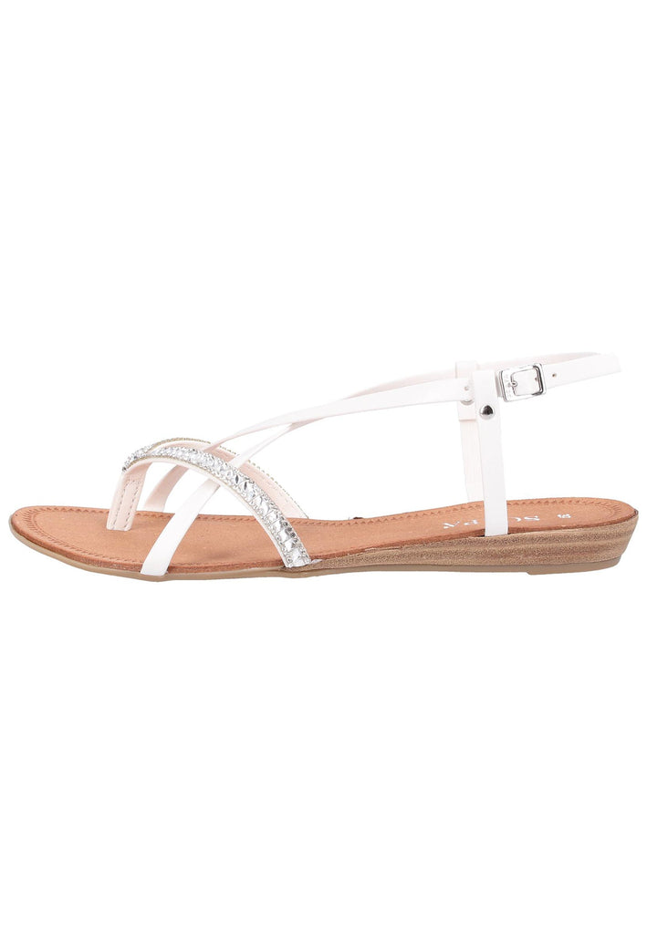 Scapa Sandalen Lederimitat Weiß